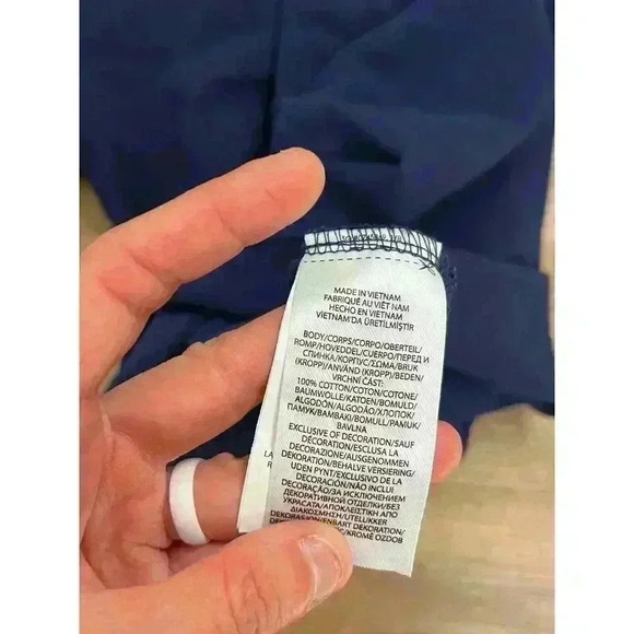 Polo Ralph Lauren Big Pony #3 Custom Slim Fit Polo Blue Rugby Short Sleeve XL - Picture 11 of 13